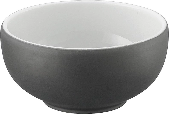 Pottery Frosted Black Schale rund