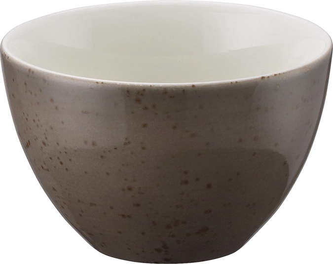 Pottery Unique Darkgrey Bowl rund