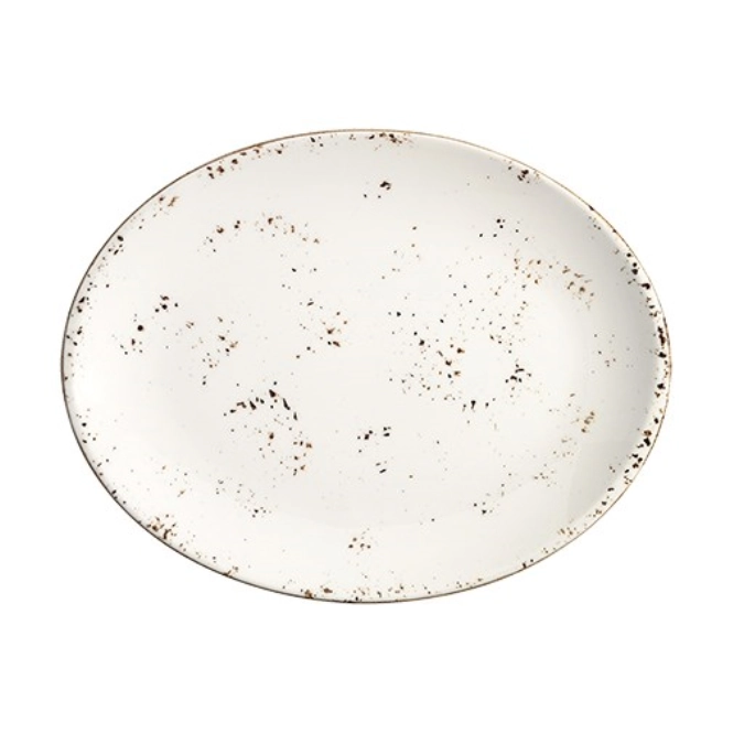 Assiette ovale Grain Moove