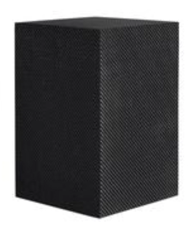 Buffet cube carbone-noir