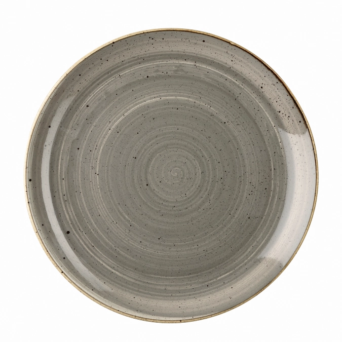 Stonecast Peppercorn Grey Coupe Assiette plate