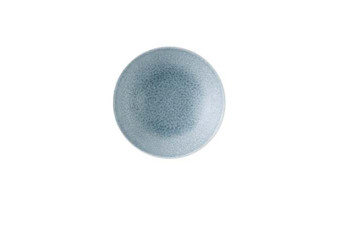 S.P. Raku Topaz Blue Schüssel tief
