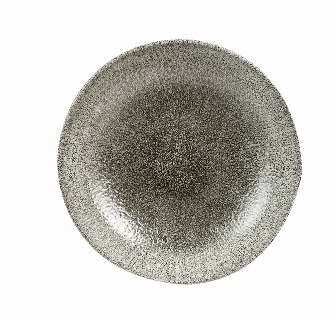 S.P. Raku Quartz Black Schüssel tief