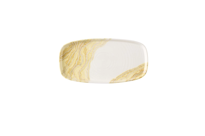 Tide Gold Walled Platte rechteckig