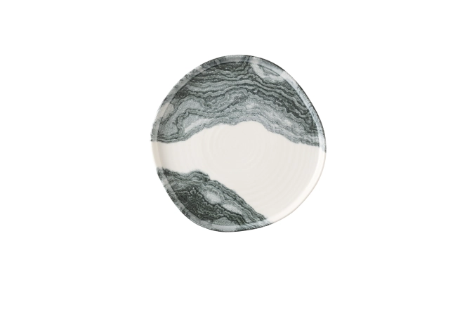 Tide Black Organic Walled Teller flach