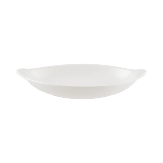 Optiva Assiette ovale blanche