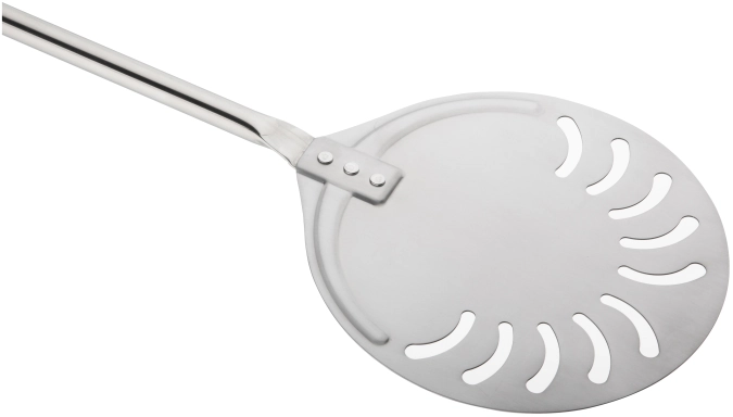 Pelle à pizza perforée en acier inoxydable